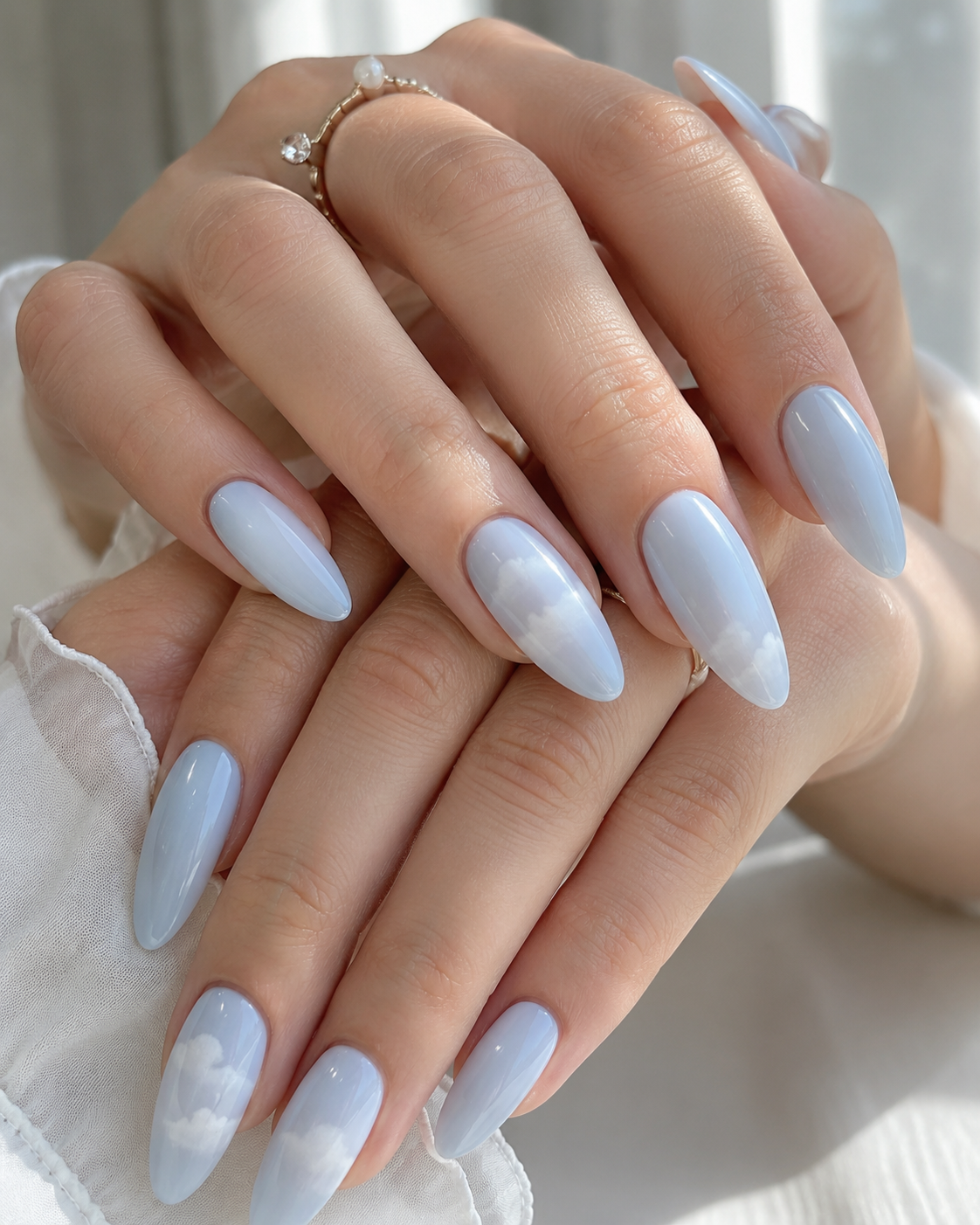 Soft Cloud Nails